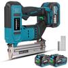 Yofidra Chiodatrice elettrica senza spazzole 30mm 2in1 Chiodatrice/Graffettatrice a batteria Chiodatrice per carpenteria Tacker Strumento per batteria Makita 18V Spilli