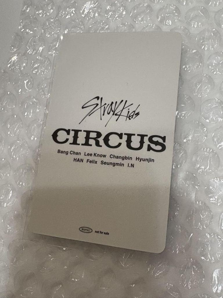 [USED] Stray Kids Circus Seungmin and Lino Divorce Crisis Trading Card Unit