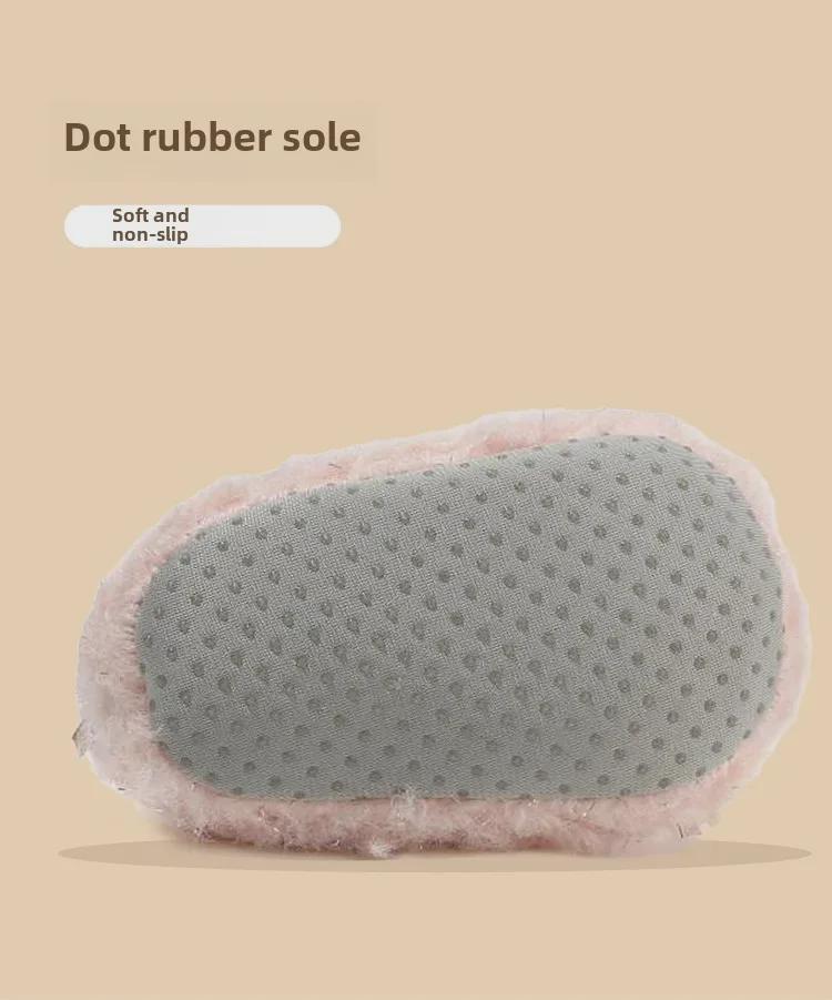 Warm Baby Winter Shoes with Velvet for 0-12 Months
