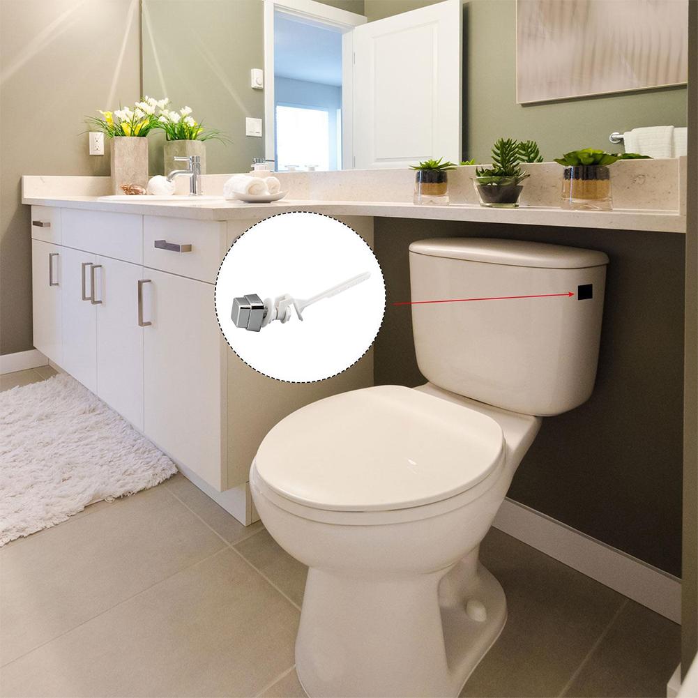 Simple Installation Side Mount Push Button Toilet Flush Handle Accessory