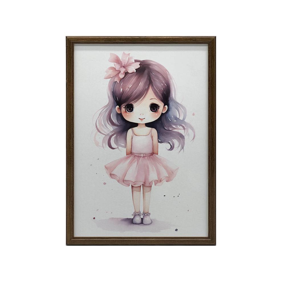 Mała Księżniczka Mała Księżniczka, 40X50 Cm, Rama Aluminiowa Złota, Papier Matowy 230 Gsm