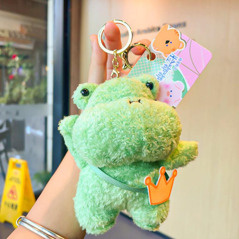 Adorable Plush Dudu Mouth Bear Duck Animal Keychain For Couples And Kids