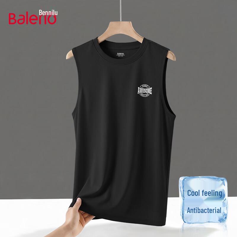 Baleno Men's 7A Antibacterial Ice Silk Sleeveless Tank Top