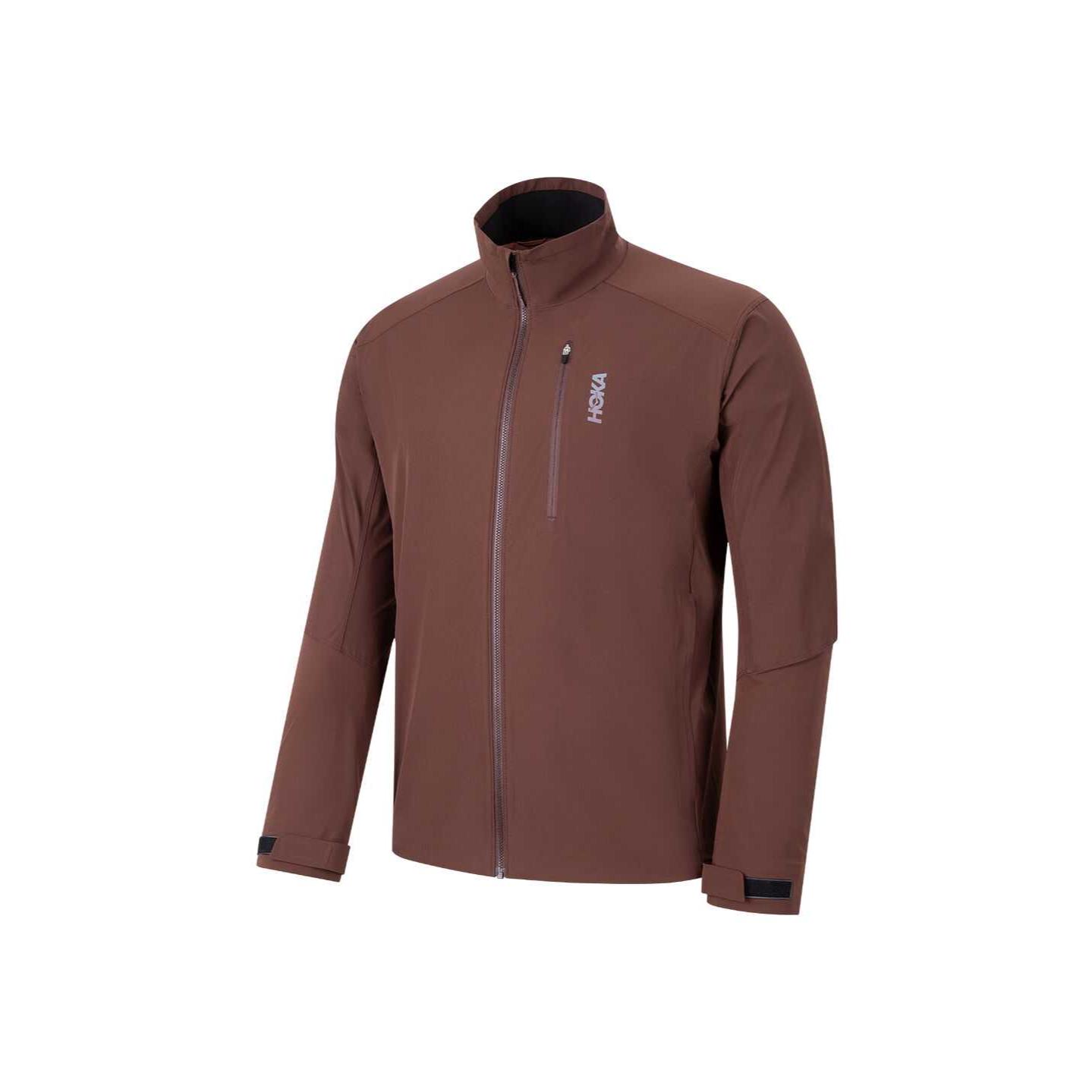 

Hoka One One Long Sleeve Stand Collar Solid Windbreaker Men Jackets 1182274-CHE M