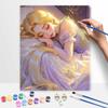 Disney Rapunzel Digital Oil Painting Art Kit DIY Handmade Home Decoration Gift