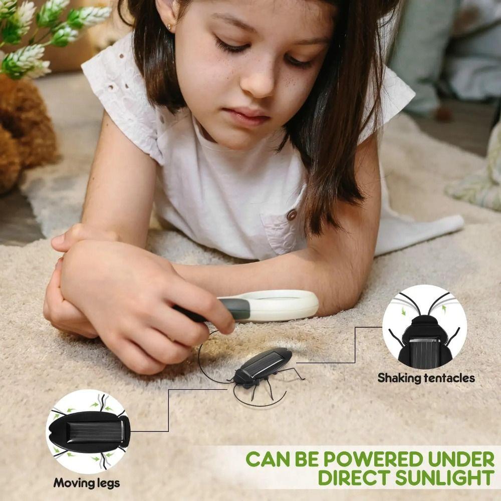 Grasshopper Solar Grasshopper Toy Solar Powered Science Education Toy Funny Puzzle Toy  Gift