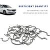 18 PCS Transmission Line Clips, 3 Sizes Rustproof Cooling Line Retainer Clip Replacement, 800-801 Quick Connector Hose Retaining Clips for Most Cars,