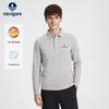 Navigare Men's Antibacterial Warm Long-Sleeve Polo Shirt