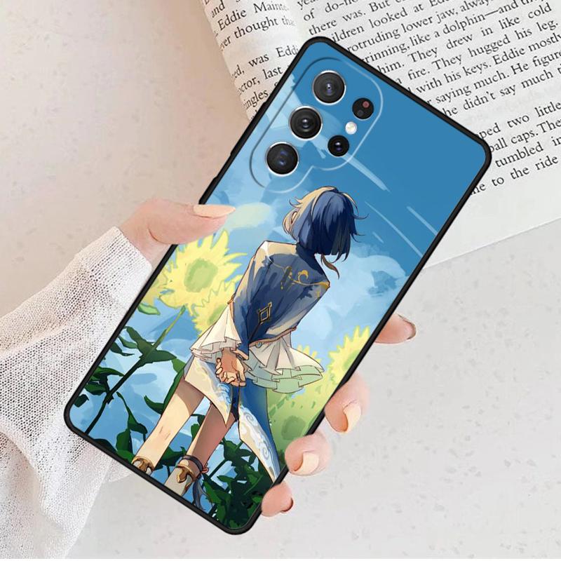 Genshin Impact Xingqiu Phone Case For Samsung Galaxy S25 S23 S30 S8 S21 S20 FE S24 S22 Note 10 20 Plus lite Ultra