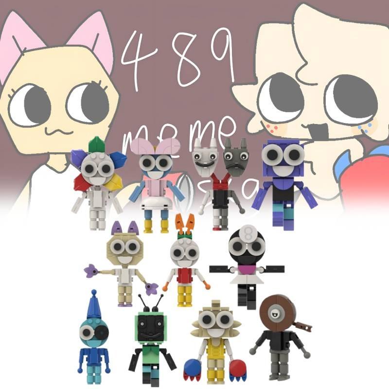 World Dandys Building Block Toy Cartoon Animation Children Dolls Assembling