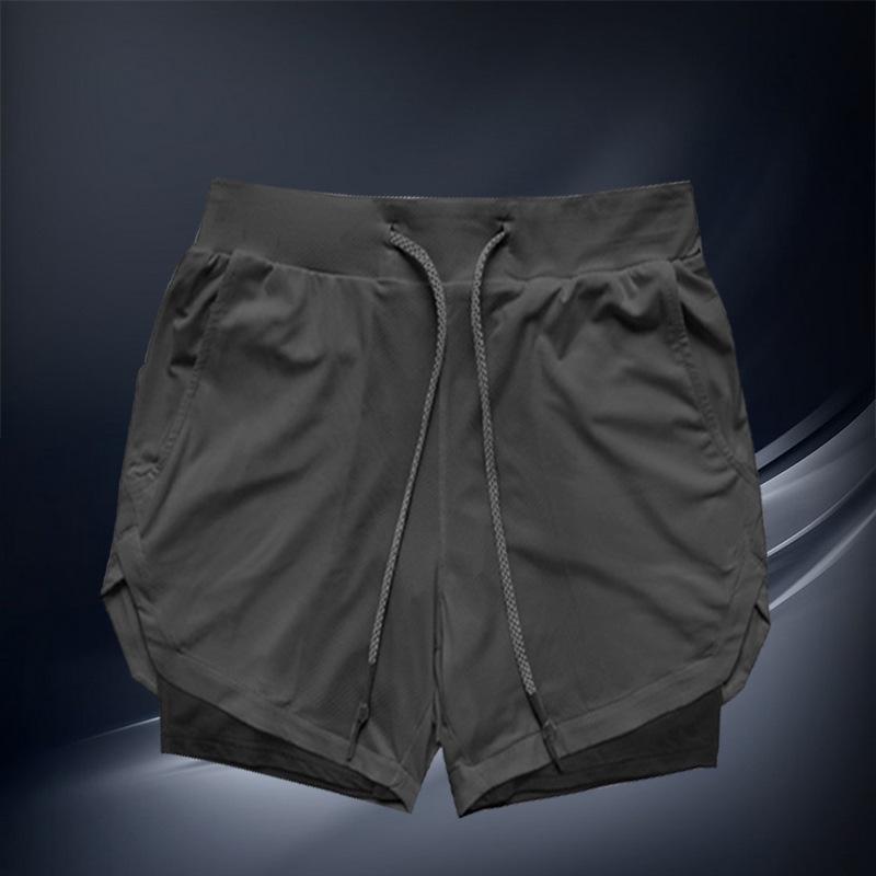 Pánská rychleschnoucí sportovní souprava: Venkovní běžecké fitness kalhoty a bezrukávová vesta na letní basketbalový trénink