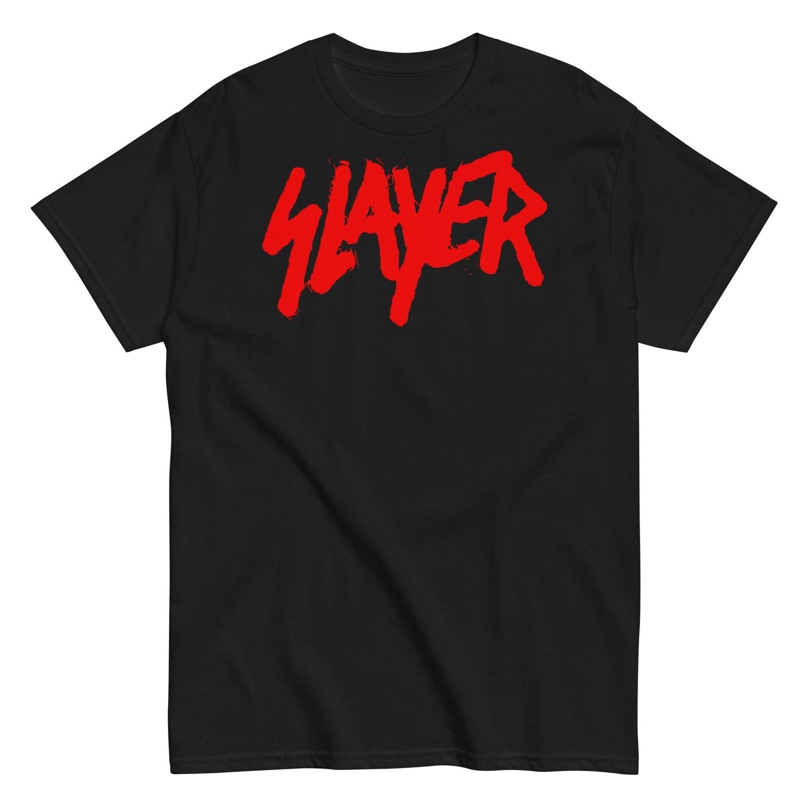 MerchMoment Slayer Tagged Logo T-Shirt T-Shirt Black New XXXL