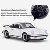 1/24 Scale Welly  Porsche 911 Turbo3.0 Alloy Car Model Diecasts Metal Toy Vehicles Car Model High Simulation Collection Childrens Gifts