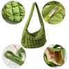 Ladies Tote Bags Large Capacity Lattice Pattern Female Hand Bag Casual Fashion Simple Nylon Quilted Elegant for Weekend Vacation