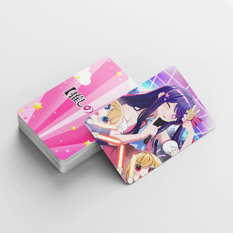 OSHI NO KO Lomo Mini Cards with 32PC Stickers Anime Fan Collection Postcards Gift