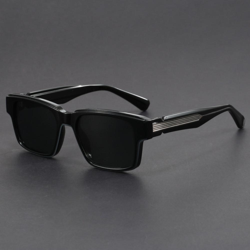 Fashion Square Frame Sunglasses Original Quality Brand Acetate Sunglasses Men Polarized Men Glasses Women Outdoor Driving Eyewea