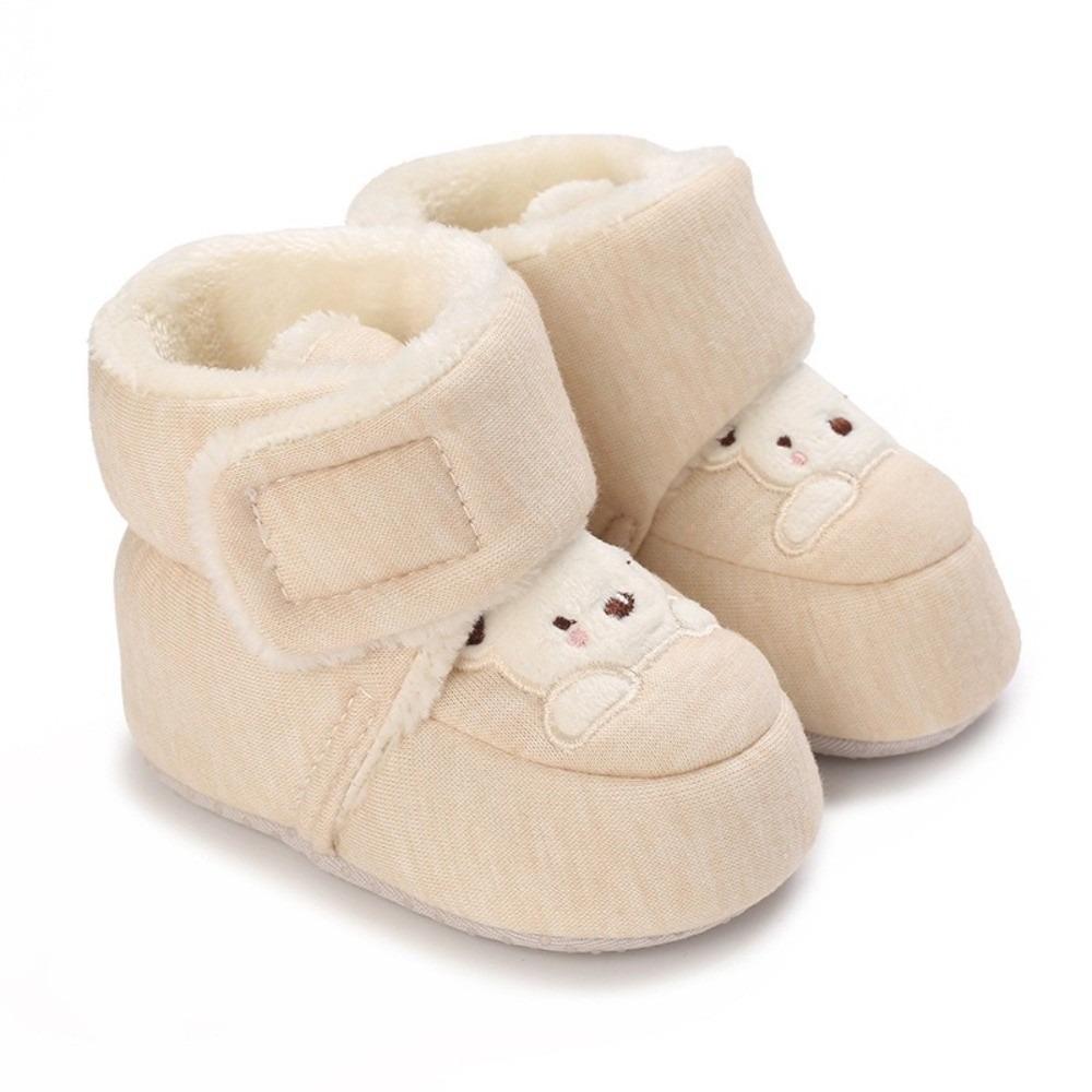 

Comfortable Infants Prewalkers Anti-slip Baby Boots New Baby Cotton Shoes Infants 12CM-B
