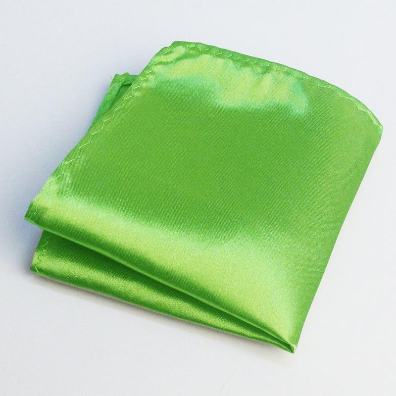 Men's Solid Color Pocket Square for Suits - Multi-color Wedding & Business Accessory Scarf