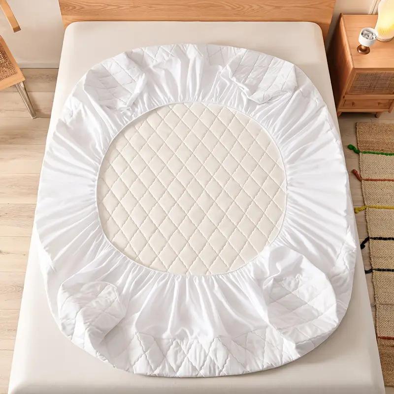 Quilted Waterproof Mattress Protector: Anti-Slip Urine Shield Cover