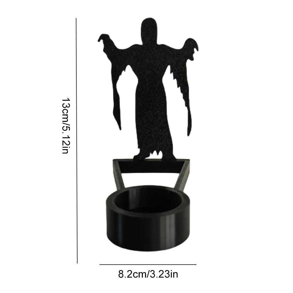 Funny Candle Holder Table Decoration Innovative Halloween Projection Candle Stand For Bedroom Home Decor Shaow-Candle Ornament