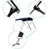 Weatherproof Boat Top Awning Straps Marine Webbing Strap Adjustable With Loop Stainless Steel Snap Hooks For Canopy Canoe