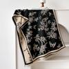 Imitation Cashmere Scarf Female Plant Retro Versatile Student Thickened Scarf Dual-Purpose Air Conditioner Shawl Outside