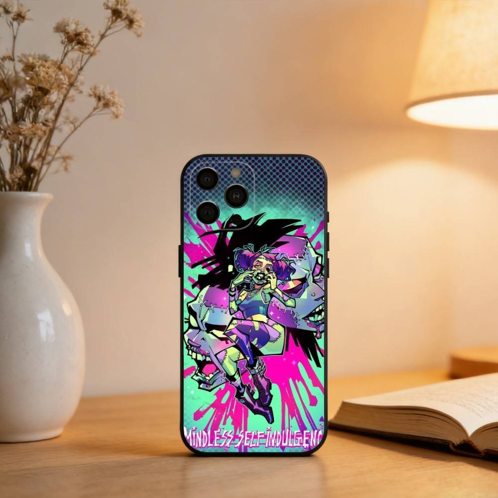 M-Mindless Self Indulgence Phone Case For iPhone 17,16,15,14,13,12,11 Plus,Pro Max,XS,Soft Silicone Black Cover