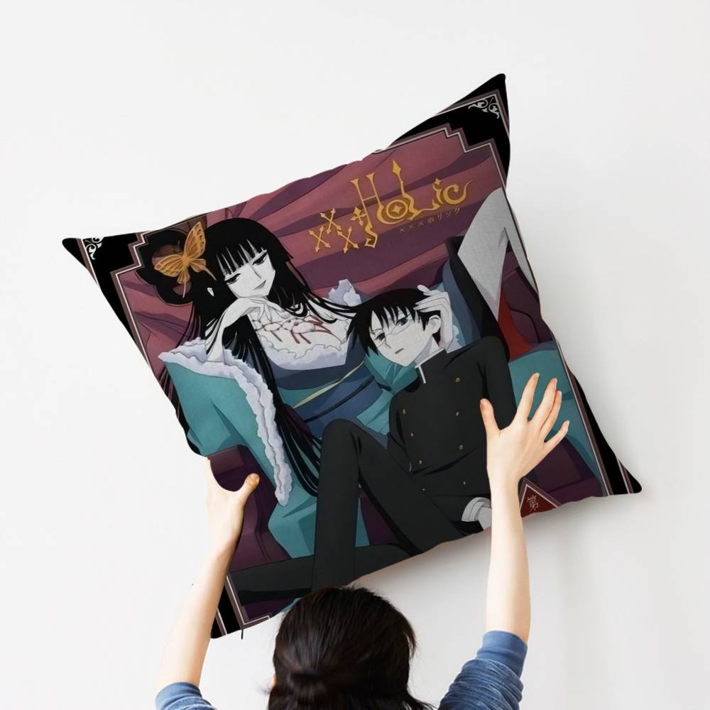 Anime xxxHolic Pillow Cover for Bedroom Room and Living Room Sofa Decorative Cushion Cover