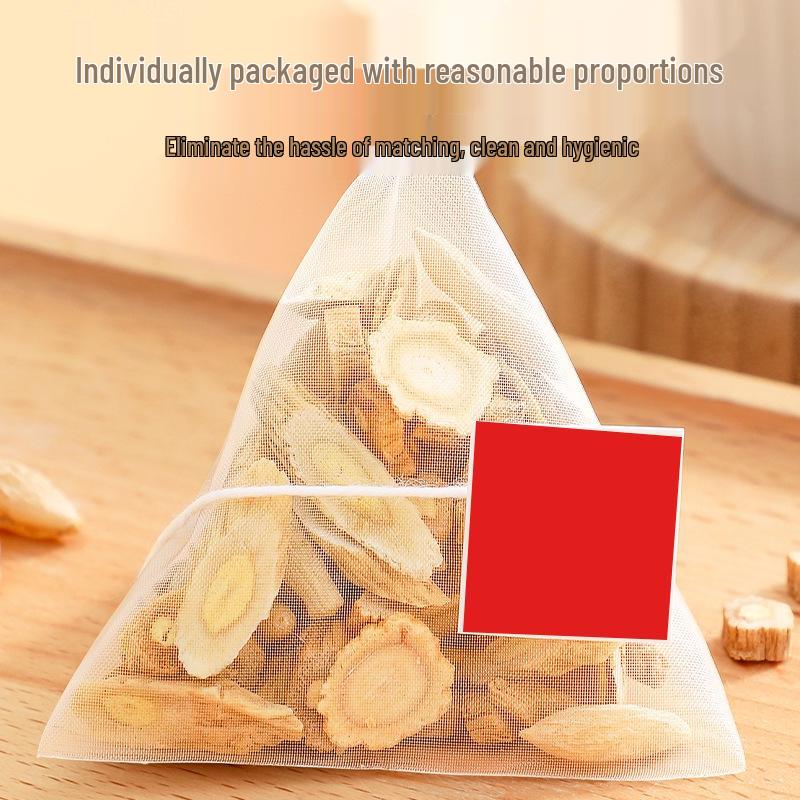 Vitality Four Treasures: American Ginseng, Astragalus, Dang Shen, and Mai Dong Herbal Tea Bags