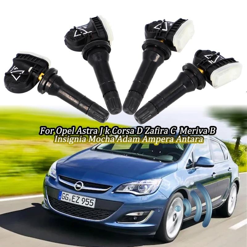 

4PCS 13506028 TPMS Tire Pressure Monitor Sensor For Opel Adam Ampera Antara Astra J k Corsa D ignia Meriva B Mocha Zafira C