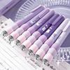 4Pcs/Box 0.5mm Black Ink Colorful Gel Pen Erasable Gel Pen ST Tip Quick Drying Students Stationery Office Accessories