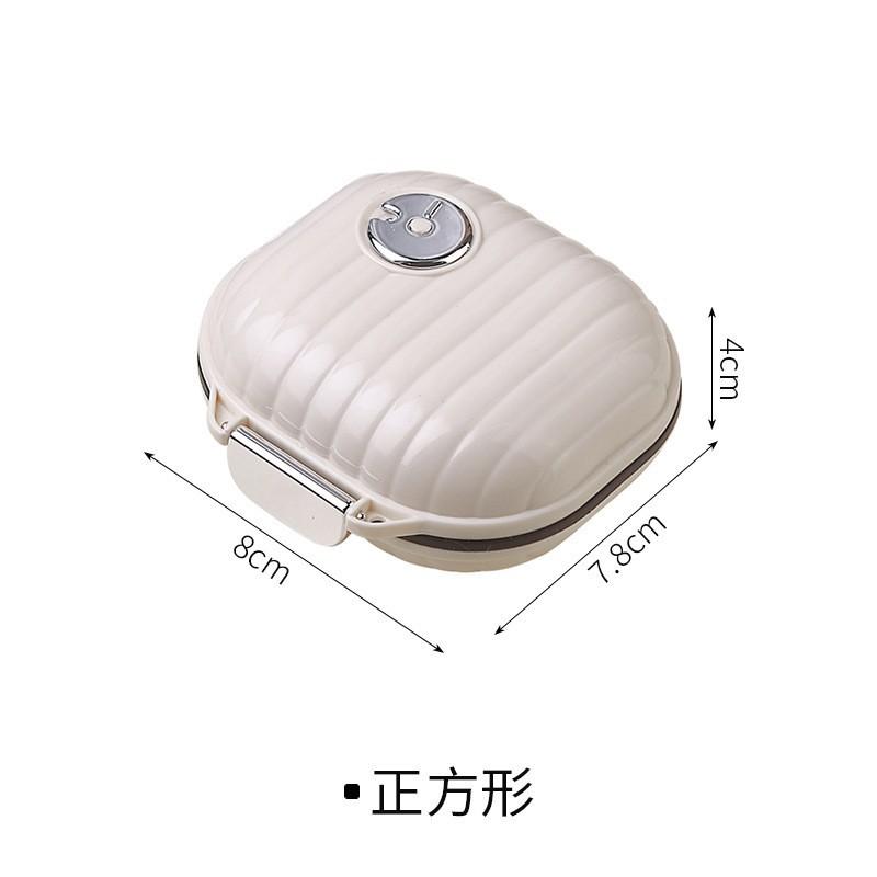 Mini Pilulier de Voyage Portable pour Sept Jours Multi-Compartiments Organisateur de Comprimés Boîtier de Rangement Scellé pour Médicaments Quotidiens