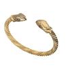 Cross-mirror E-commerce Retro Nordic Zodiac Snake Head Open Bracelet for Men and Women