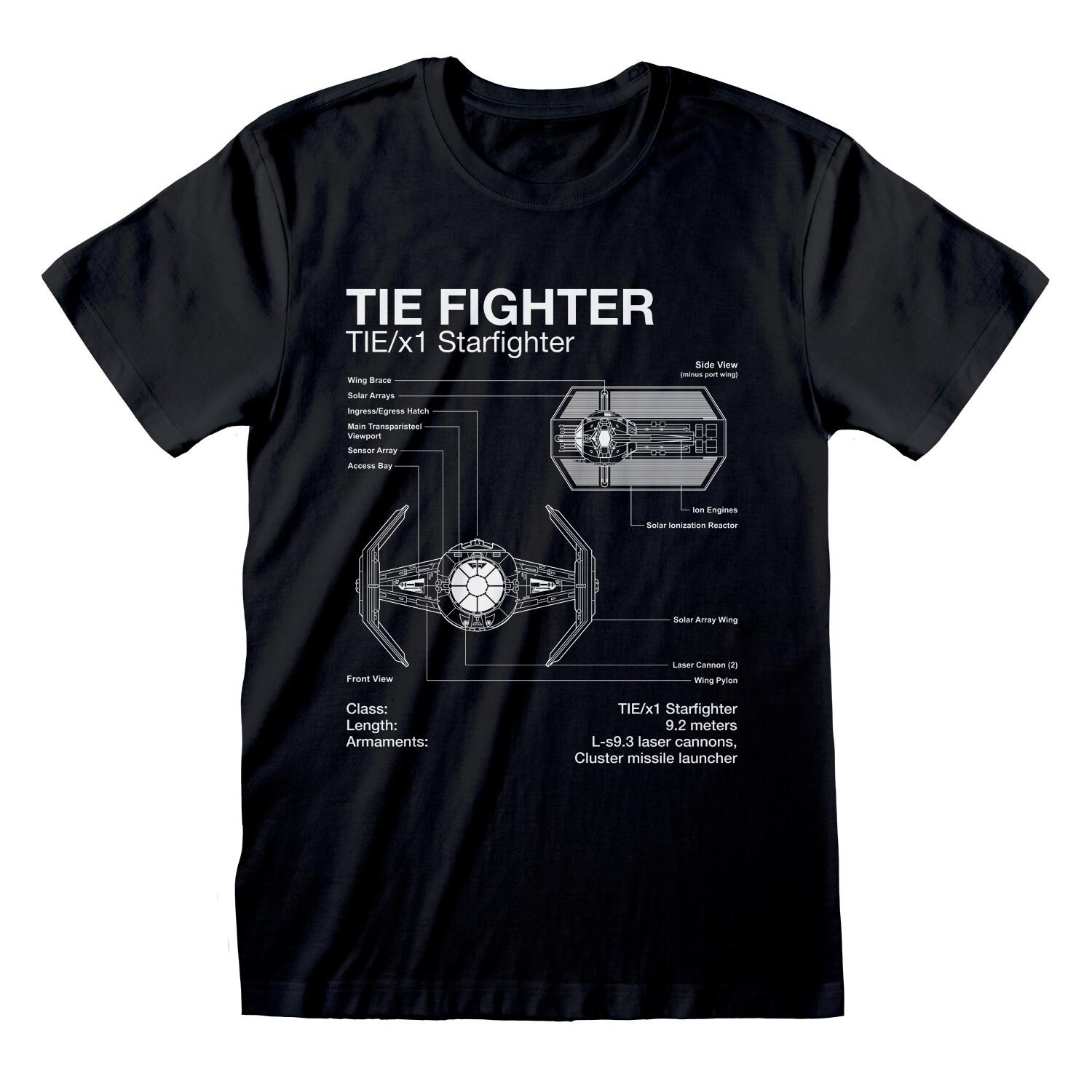 Star Wars Tie Fighter T-Shirt Official Merchandise MLXL New M