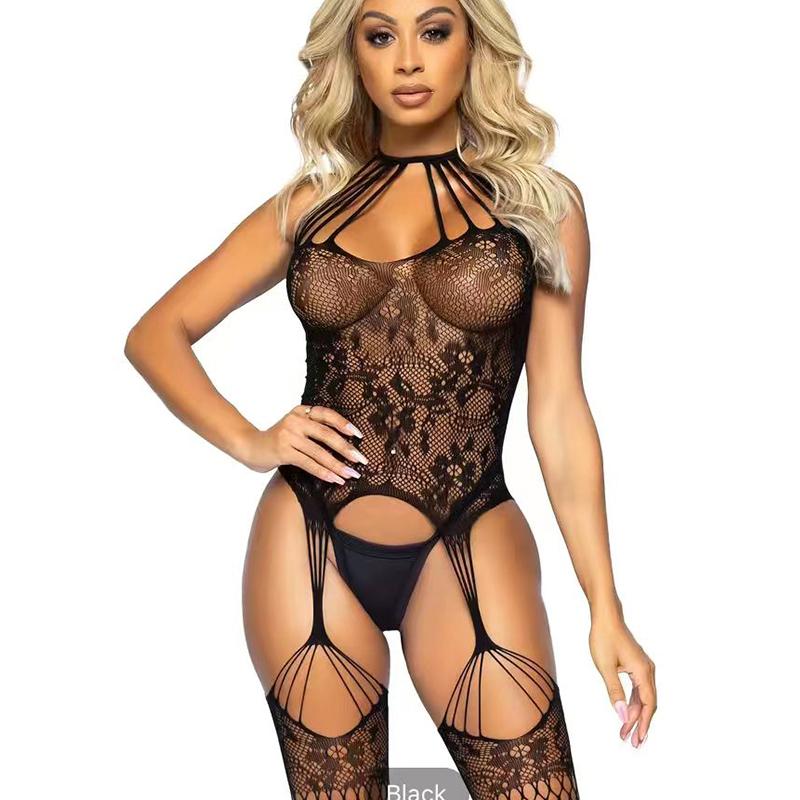 Open Bra Crotchless Bodystocking Transparent Sexy Lingerie Sexiest Bodysuit Full Body Stockings Sexual Underwear Erotic Costumes