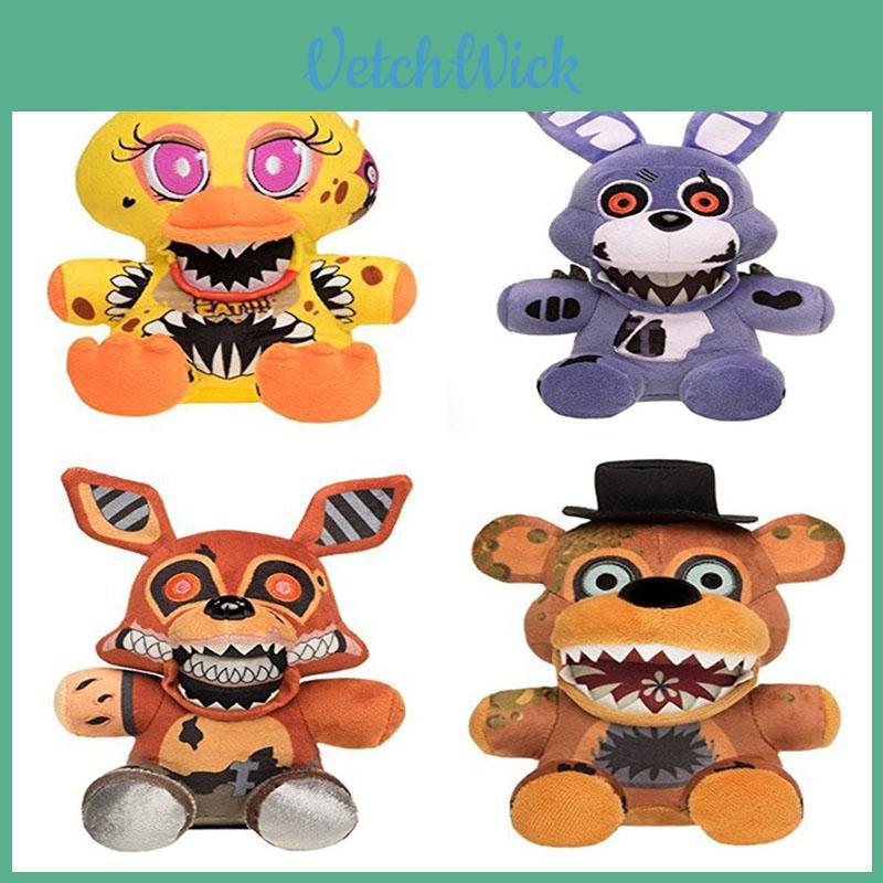 Five Nights At Freddy's Plush Toy Stuffed Animal Chica Bonny Foxy Soft Cute 18cm