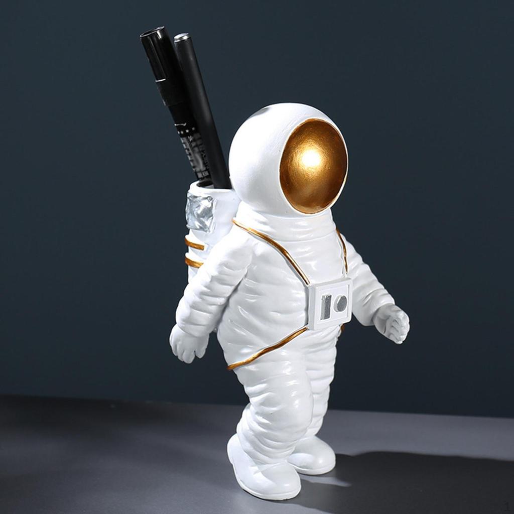 Figur Astronautenstatue Tortenaufsatz Niedliches Ornament Heimdekoration für Bücherregal, Eingang, Tischplatte,