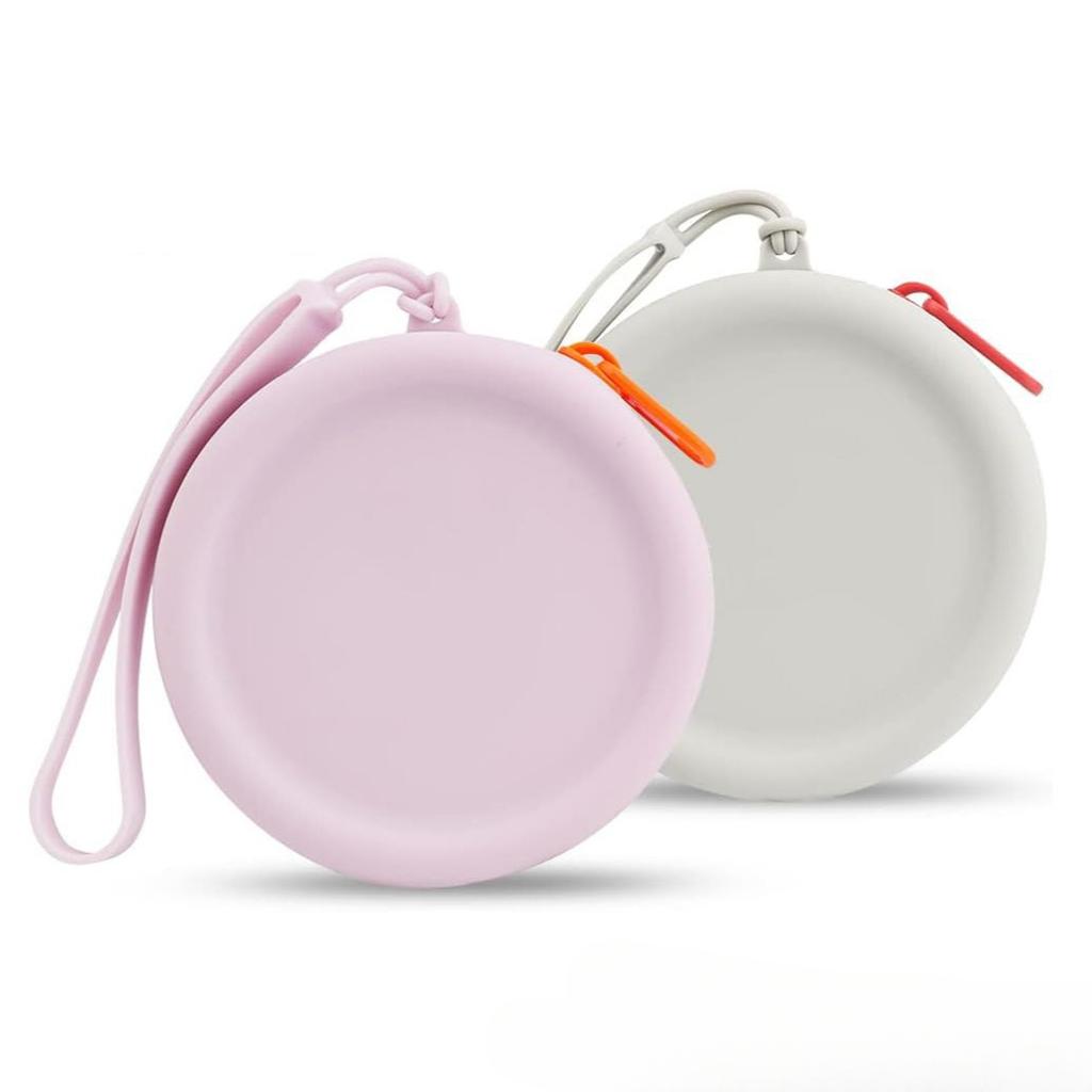 Silicone Dog Treat Pouch Bag,Portable and Waterproof ,Ideal for Dog and Cat Snacks On Walks,Pocket Size,Easy To Clean,Odorless,Zipper Design