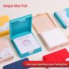 Portable Mini Blue Fruit Watercolor Notebook Set for Art Students