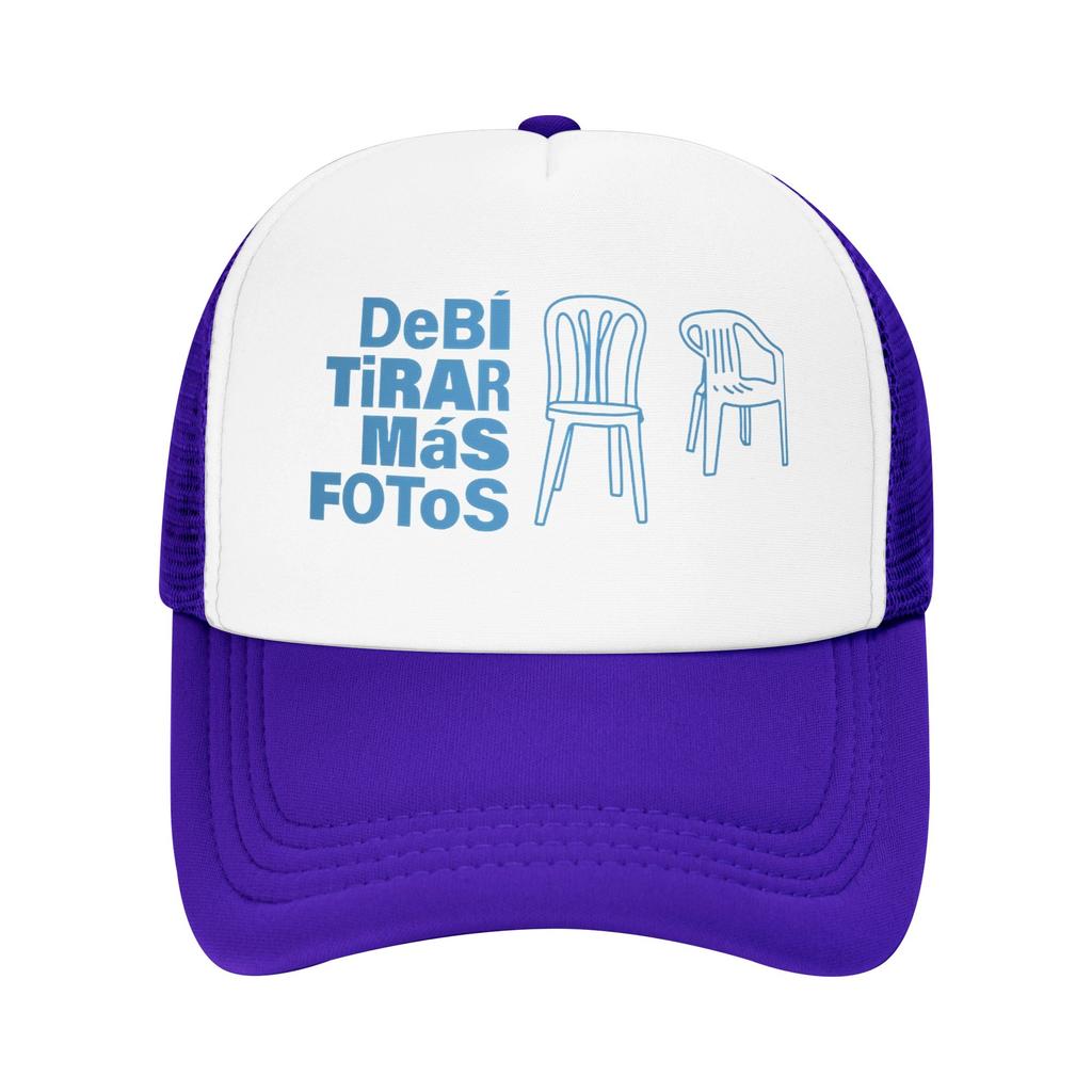 Bad Bunny Debi Tirar Mas Fotos DTMF Trucker Hats Sport Dad Hat Sun Hats Golf Hats Adjustable Polyester Mesh Baseball Caps Autumn