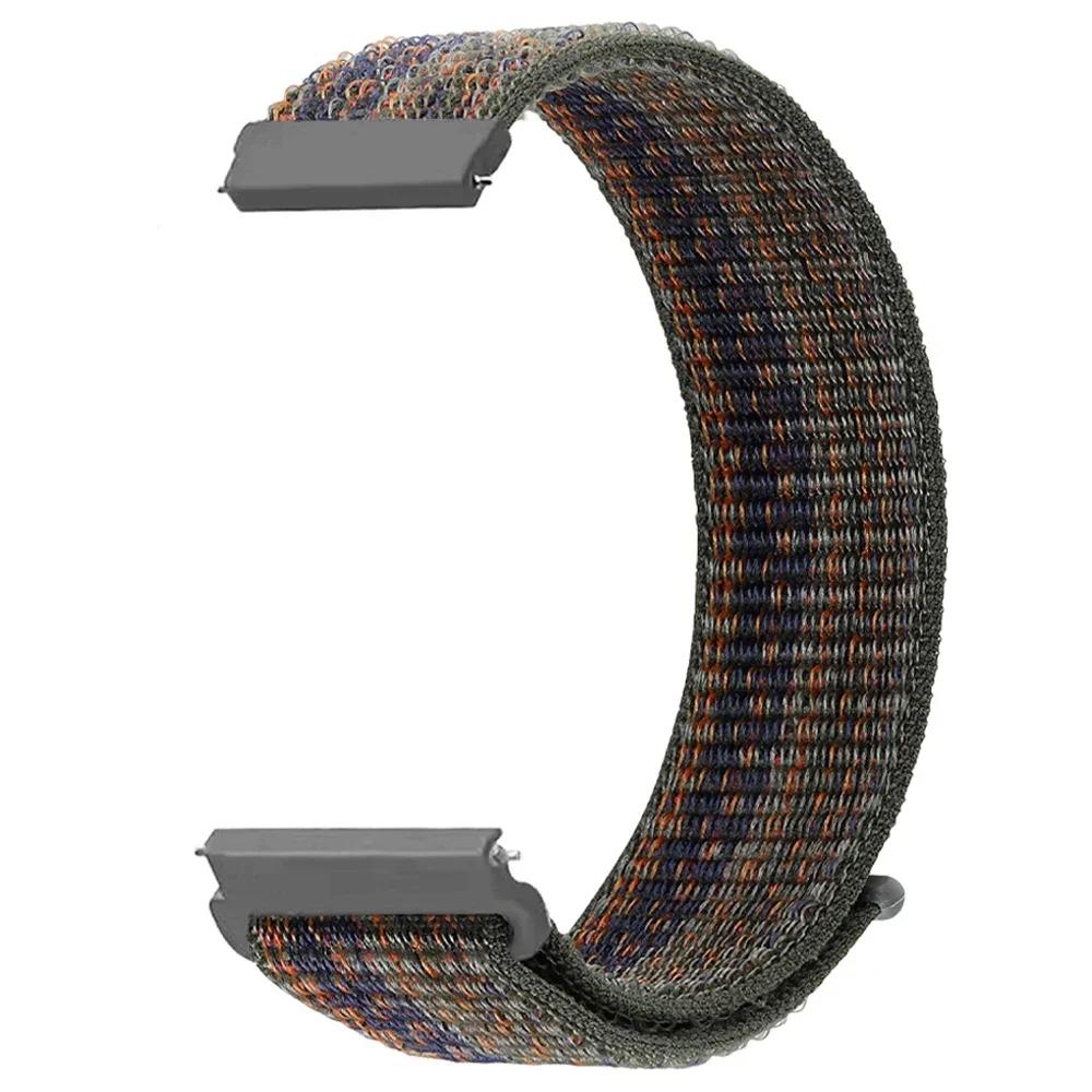 Nylon Strap For Samsung Galaxy Watch 7 Ultra 47mm 7 6 5 40/44mm Soft Band Watch3 45mm/Gear S3 Classic 20mm 22mm Bracelet Correa
