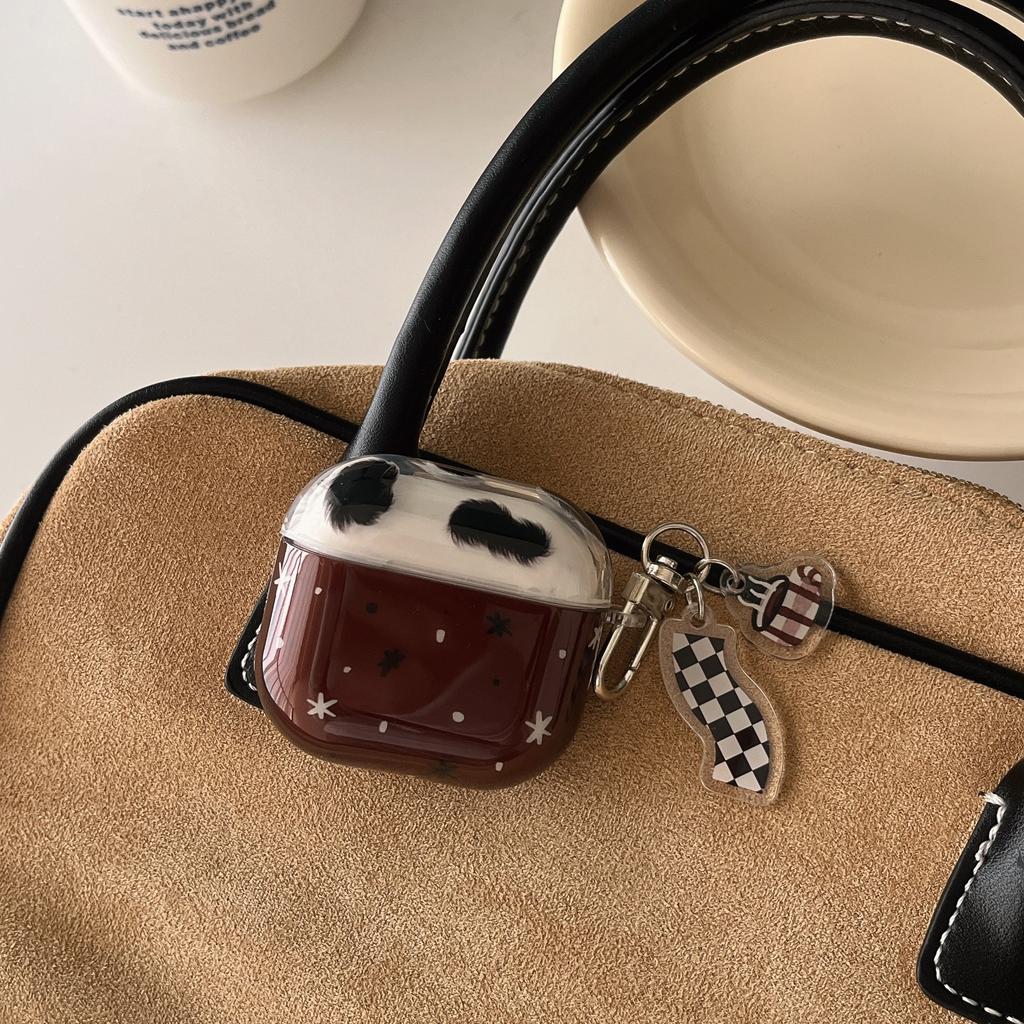 Ins Korean Smudged Stars Airpodspro1 Protective Cover New 1st Generation Earphone Cover 1/1st Generation Cute Pendant