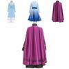 Die Eiskönigin Elsa Anna Kinder Cosplay Kostüm Elegantes Prinzessinnenkleid für Mädchen