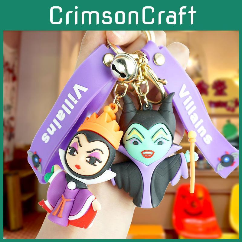 Cute Cartoon Villain Witch Keychain Unique Pvc Bag Charm For Men And Women