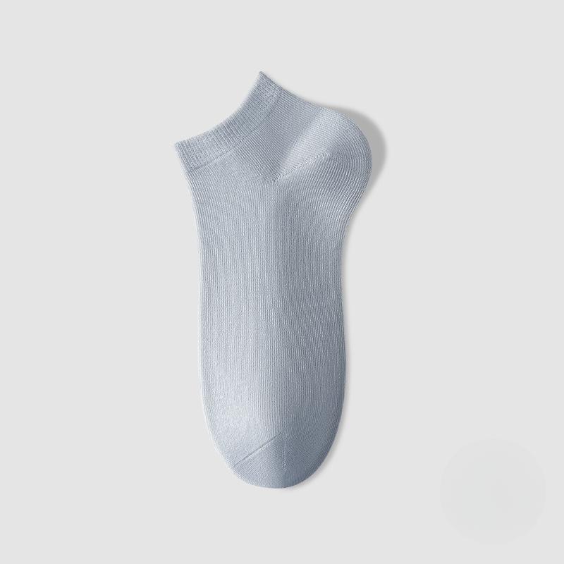 

Male Thin Summer with Pure Cotton Antibacterial Deodorizes Absorb Sweat Permeability Is Boneless Short Socks 1 pair