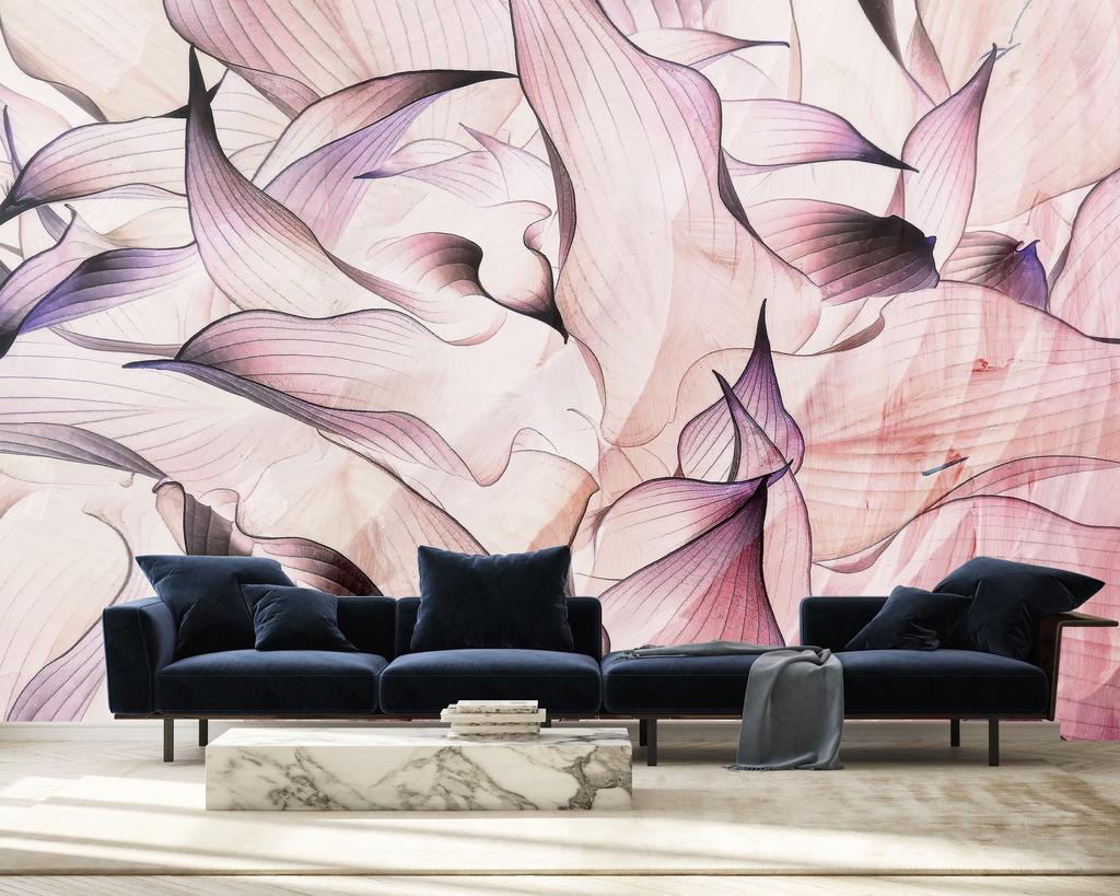 Wallpaper Purple Leaf Plants