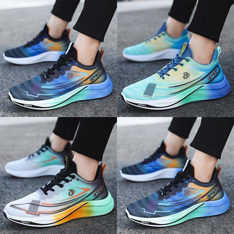Men's shoes, sports shoes, comfortable and breathable platform men's shoes, spring new youth outdoor lightweight running shoes