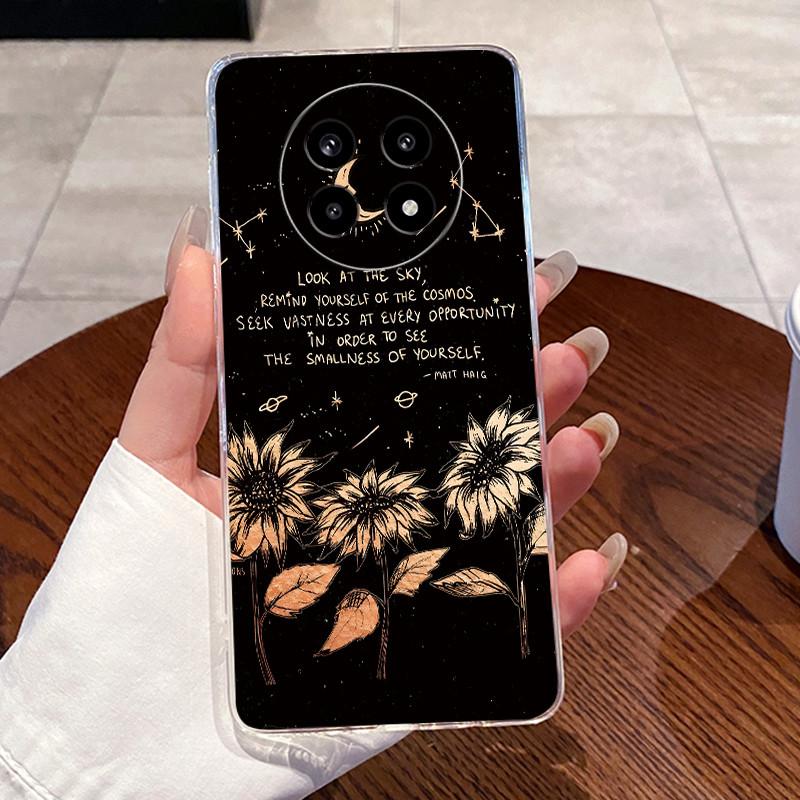 Cute Cat Casing For Realme 13+ 5G Phone Case RMX5000 Slim Transparent Silicone Shell Back Cover For Realme13 Plus TPU Funda Capa