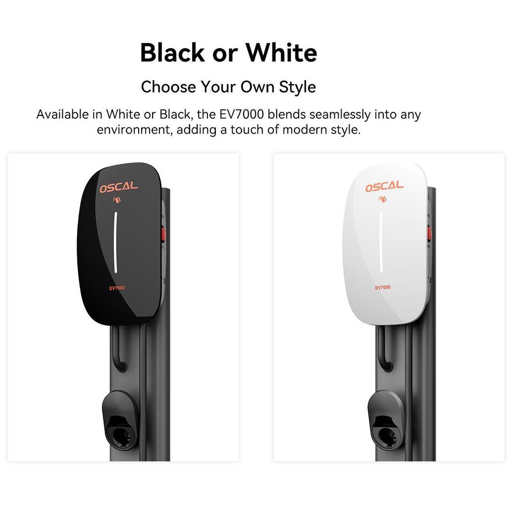 OSCAL IP65 EV charger EV7000 DC fast charger Electric Car Charger 7kW 32A/16A 220v-240v Charging Station