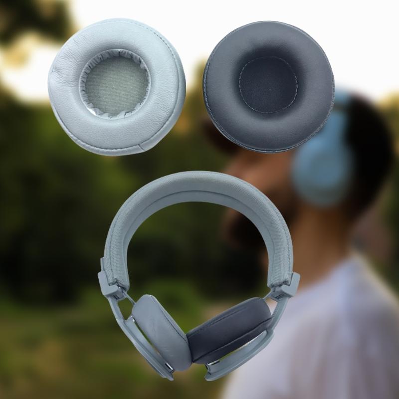 Ear Cushions High Density Memory Foam Earpads 70mm Comfortable Fit for Headphones For Long Listening Wear